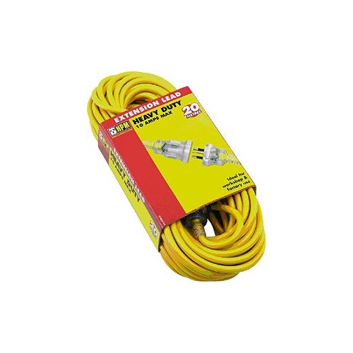 HPM Extension Lead Black 2M - Commercial Hospitality and Hardware