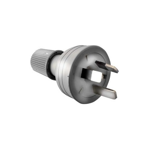 Electrical Plug Top 3 Pin 10AMP Grey HPM