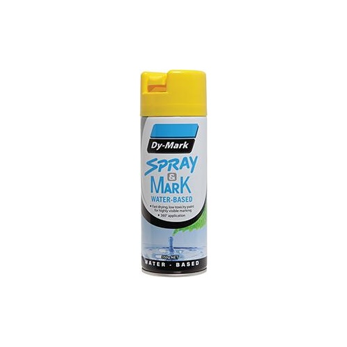 Spray   Mark Water Based Yellow 350g DyMark