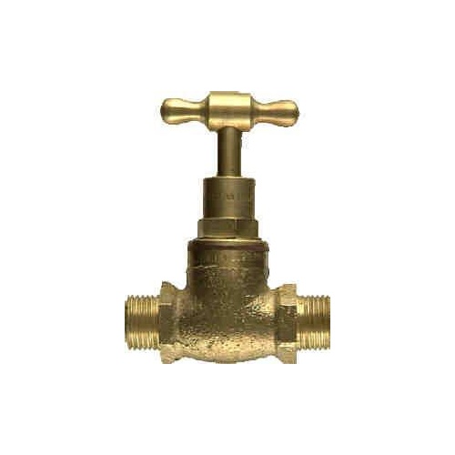 Cock Stop M m Brass 1/2in