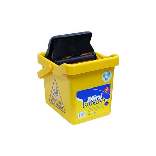 Bucket Mop Wringer Yellow 12L NAB
