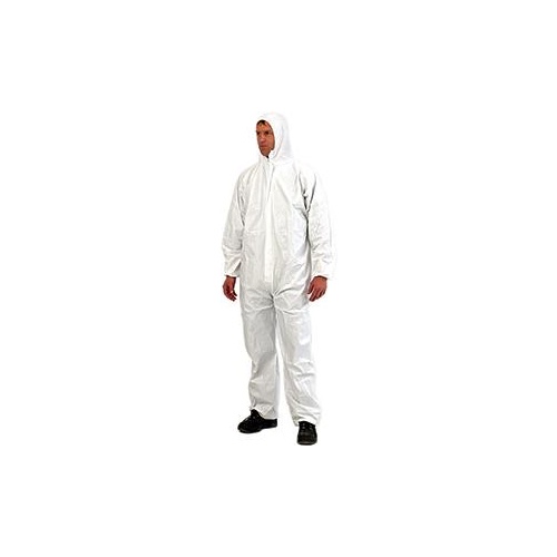 Coveralls Disposable Med White