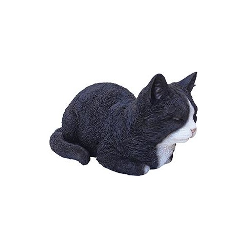 Figurine Cat Black White