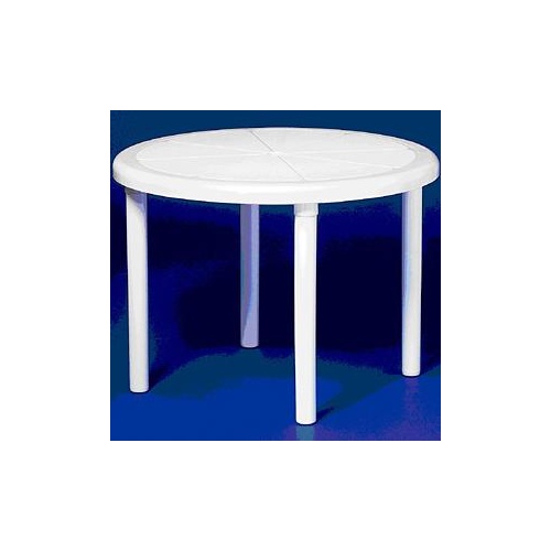 Table Resin Round White 96cm