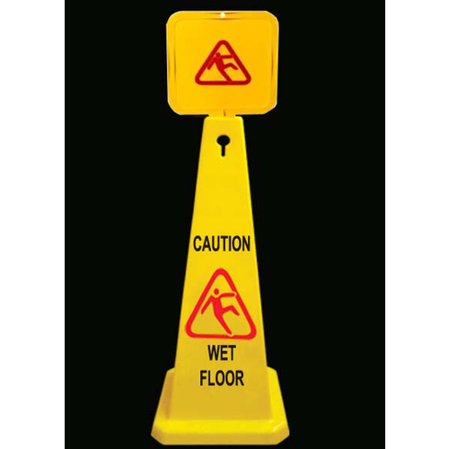 Cone Safety Wet Floor H1170 Base 320x320 Yellow