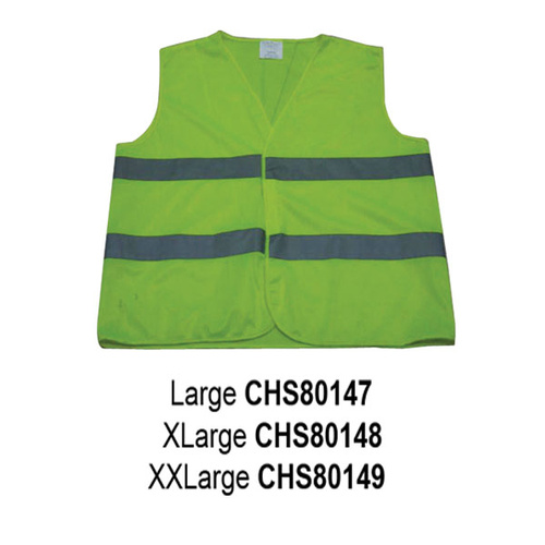 Vest Safe Day/Night Yell XL with reflective strip