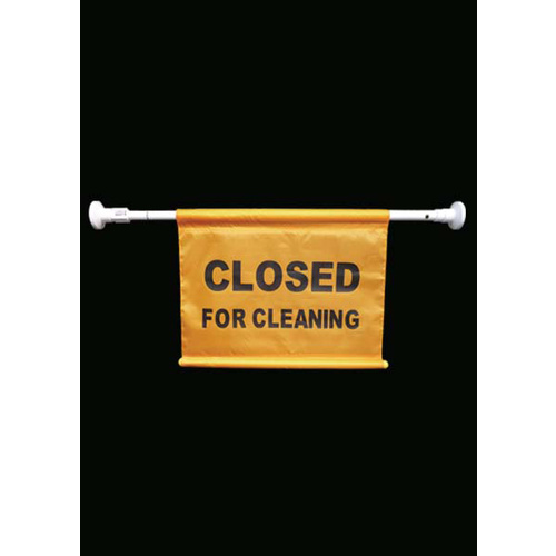 Doorway Sign Adj Cleaning 730mm-1300mm