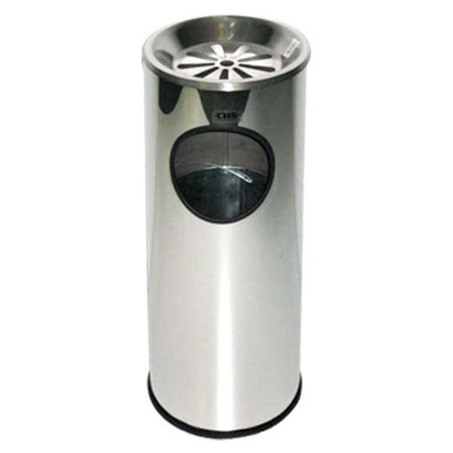 Bin Rubbish Waste  Ashtray Smokers basic PolSS H600mm D240mm