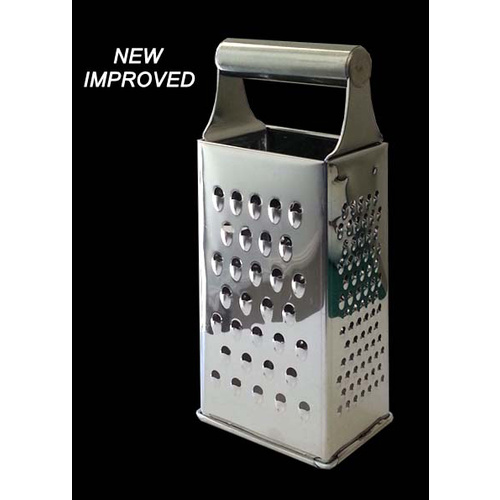 Grater 200mm 4 sided NEW IMPROVED Thicker, Stronger & Stainless Steel