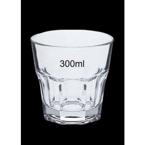 Drinking Glasses Roman Tumbler H93 TopD88 Pk6