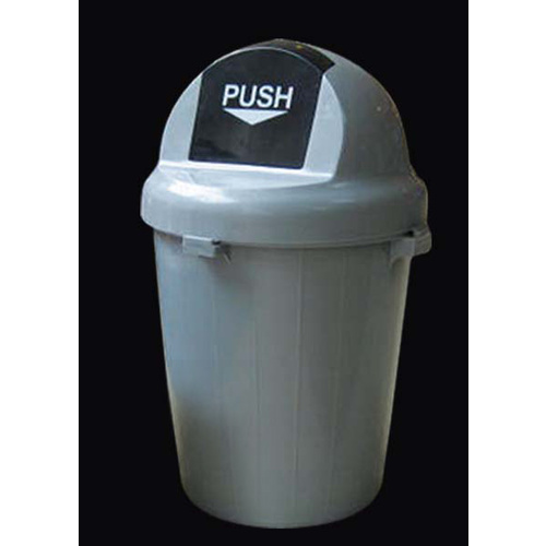 Bin Rubbish Waste Dome Top Push Lid 60lt