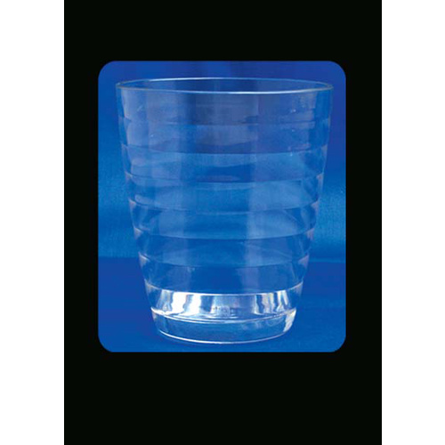 Polycarbonate Glasses Swirl Tumbler Clear D90 H95 400ml Each