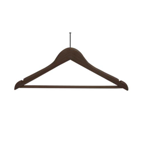 Hanger Clothes Walnut Security excludes security ring