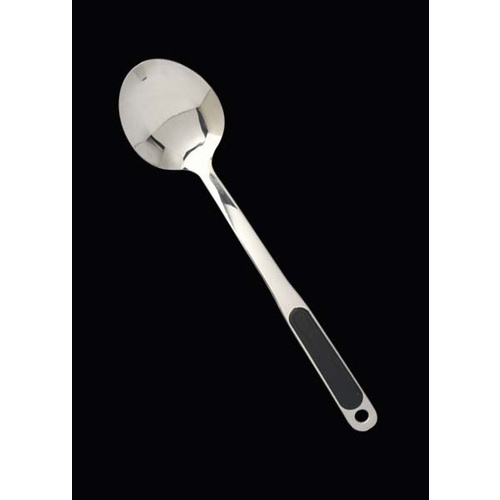 SS/Black Solid Spoons 360mm Stainless Steel