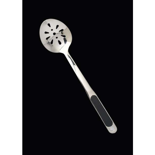 SS/Black Slotted Spoons 360mm Stainless Steel