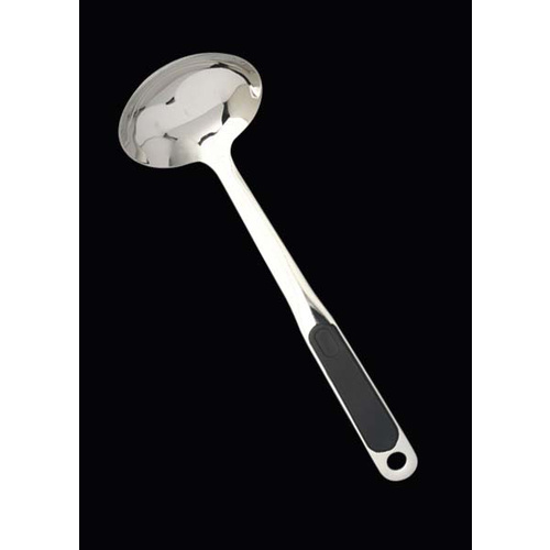 SS/Black Soup Ladles 340mm Stainless Steel