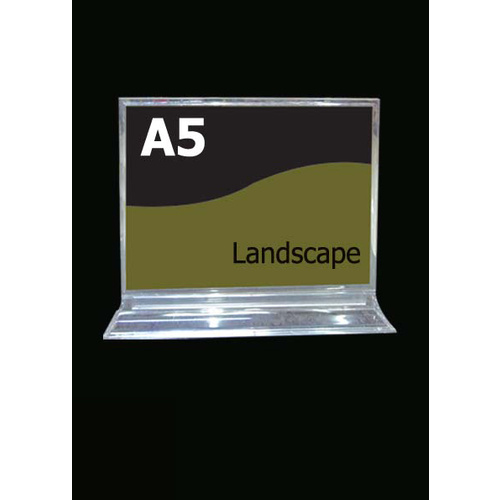 Counter Sign & Sign Holder Acrylic A5 L/Scape