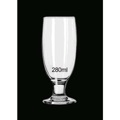 Drinking Glasses Pilsner Globe H180mm D60mm Pk6