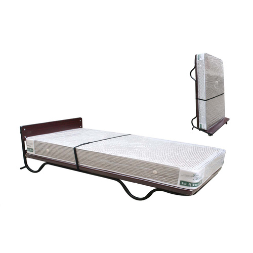 Bed Rollaway with Mattress & Topper L2000xW1020xH650mm/720mm