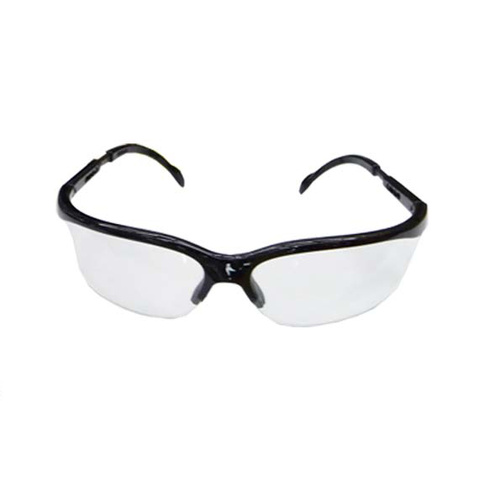 Glasses Safety Clear Black Rim