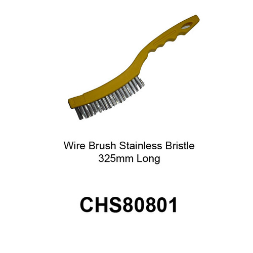 Brush SS Wire Yell Handle325mm