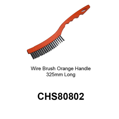Brush Wire Orange Handle 325mm