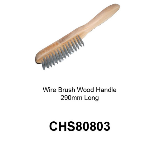 Brush Wire Timber Handle 290mm