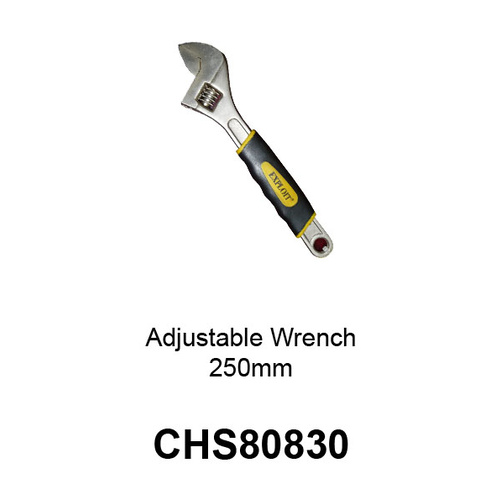 Wrench Adj Rubber Grip 250mm