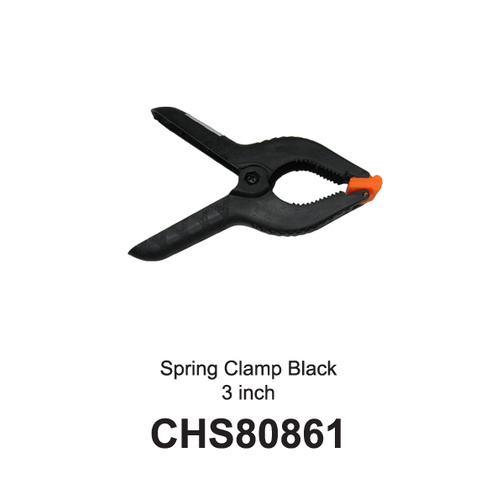 Spring Clamps Black/Orange 3'