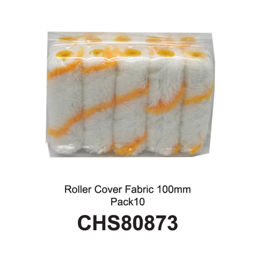 Roller Cover Fabric Pk10 100mm Paint Rollers