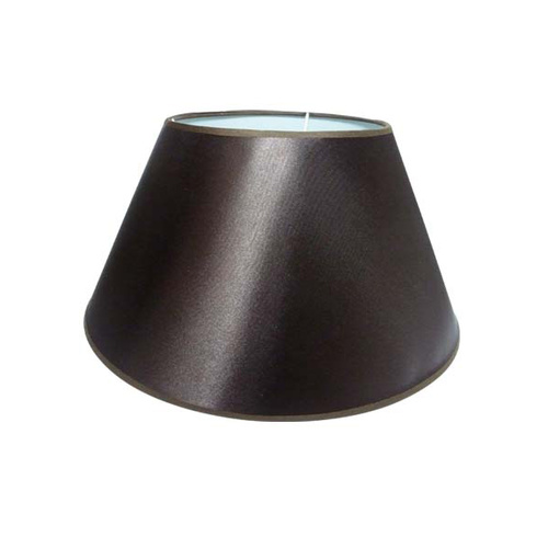 Lamp Shades Round Brown 14 inch 350mm Faux silk