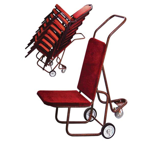 Trolley for Stackable Chairs with Jockey Wheel H1140 L700 W550
