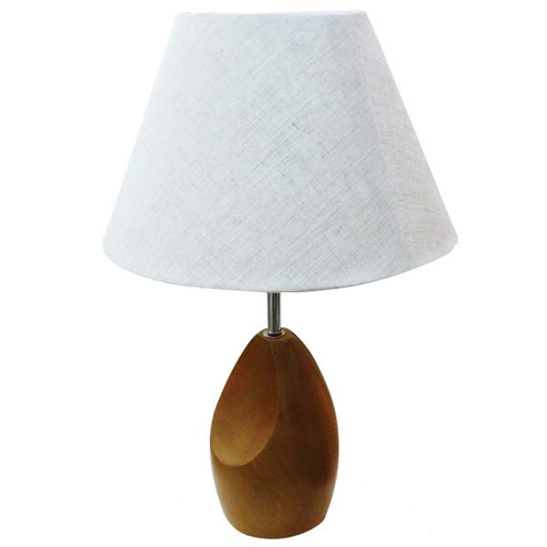 Lamp Table Tweed Light Base H480mm with Linen Shade