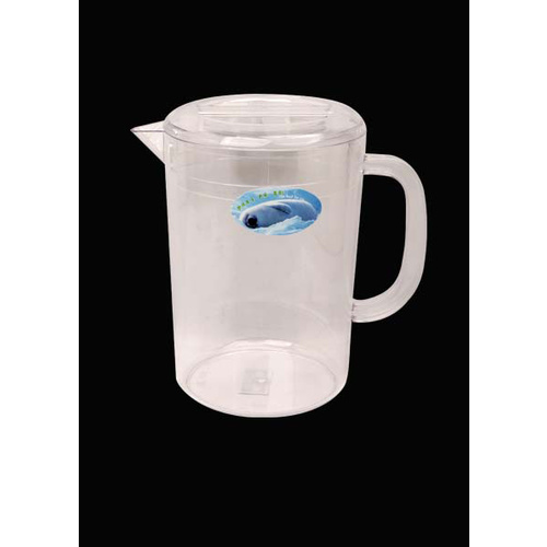 Polycarbonate 1.8lt  Clear Jug with Lid Dia130 H195