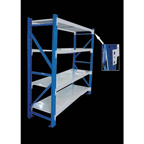 Shelving Unit with 4 Metal Shelves H1800 L1200 W450