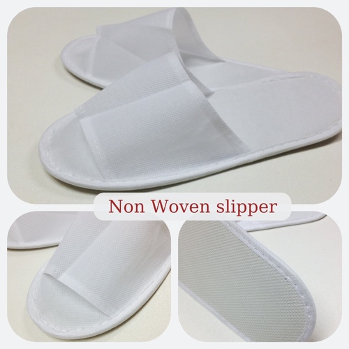 Slippers Non-Woven White Open Front 200 per carton