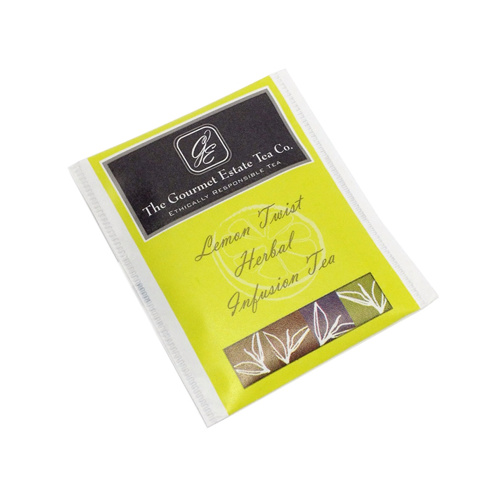 Tea Bags Lemon Twist Gourmet Estate Enveloped 100 per Carton
